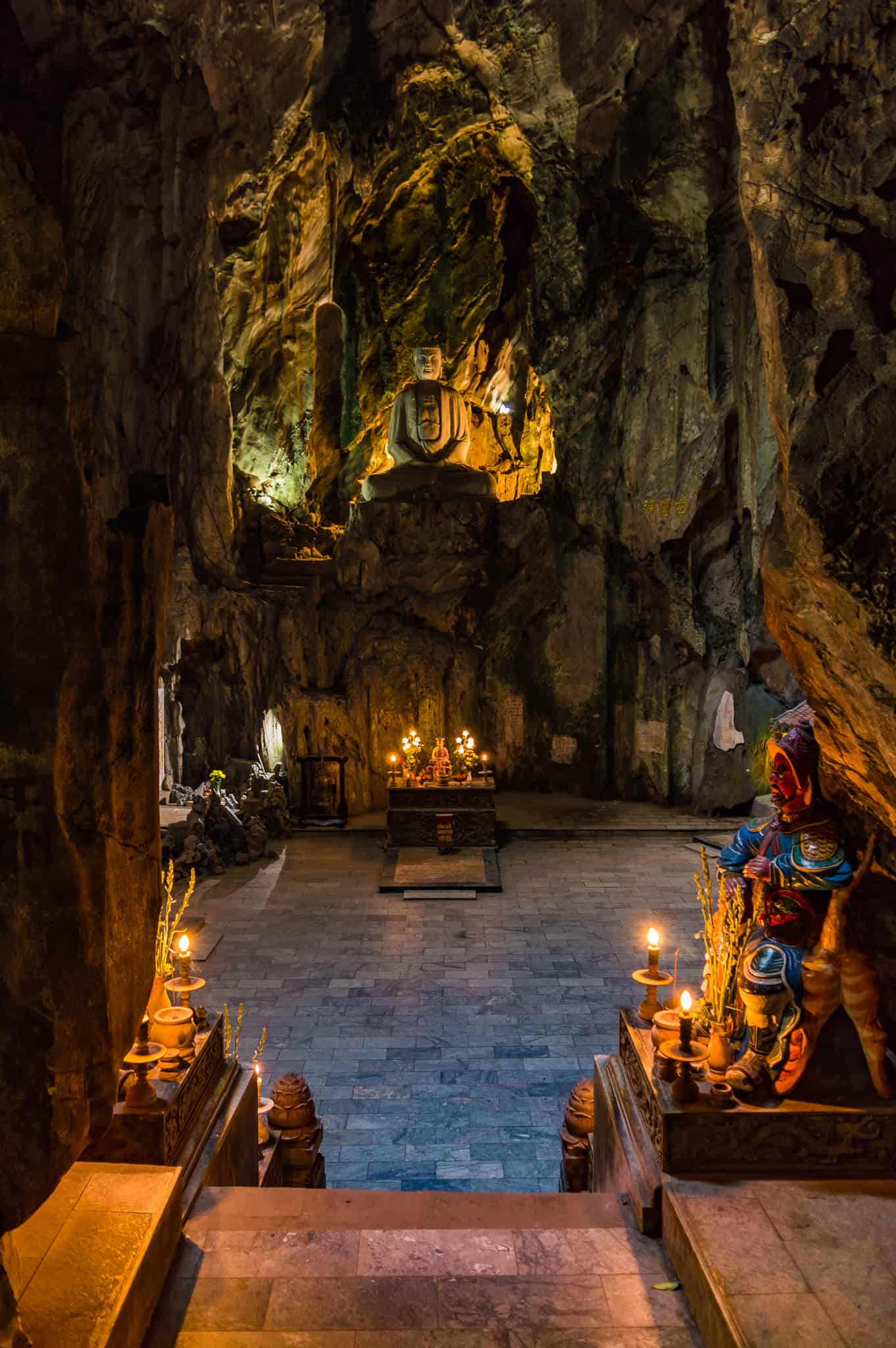 Huyen Khong cave inside Thuy Son, Marble Mountains, Vietnam