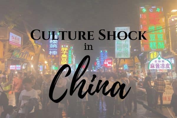 China is full of culture shock