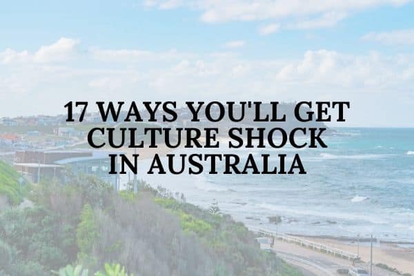 Points of Australian culture shock