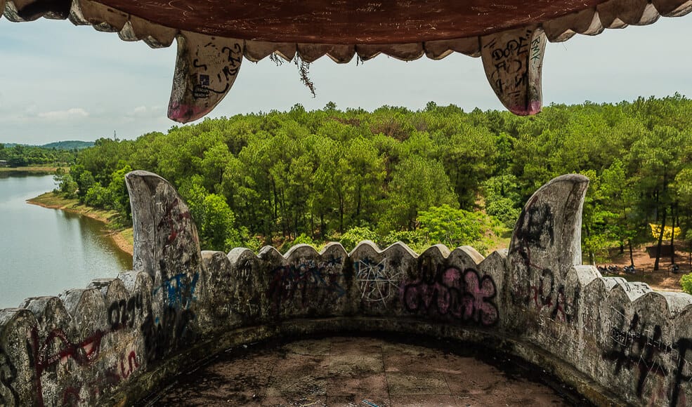 Inside the jaws of the dragon, Ho Thuy Tien, Hue's Abandoned water park.