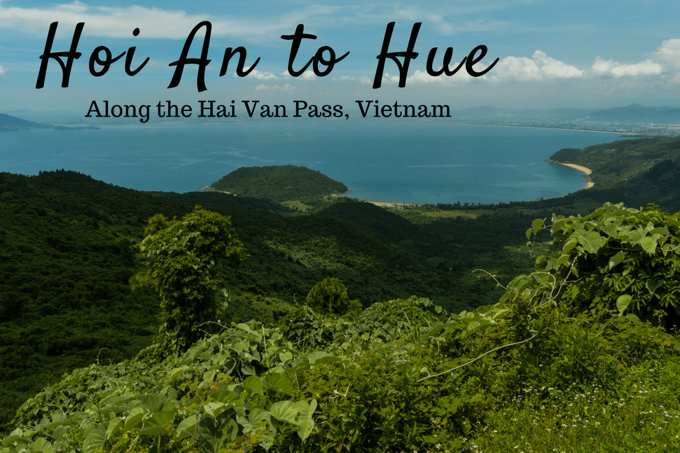 A stunning view along the Hai Van Pass, from Hoi An to Hue, Vietnam.