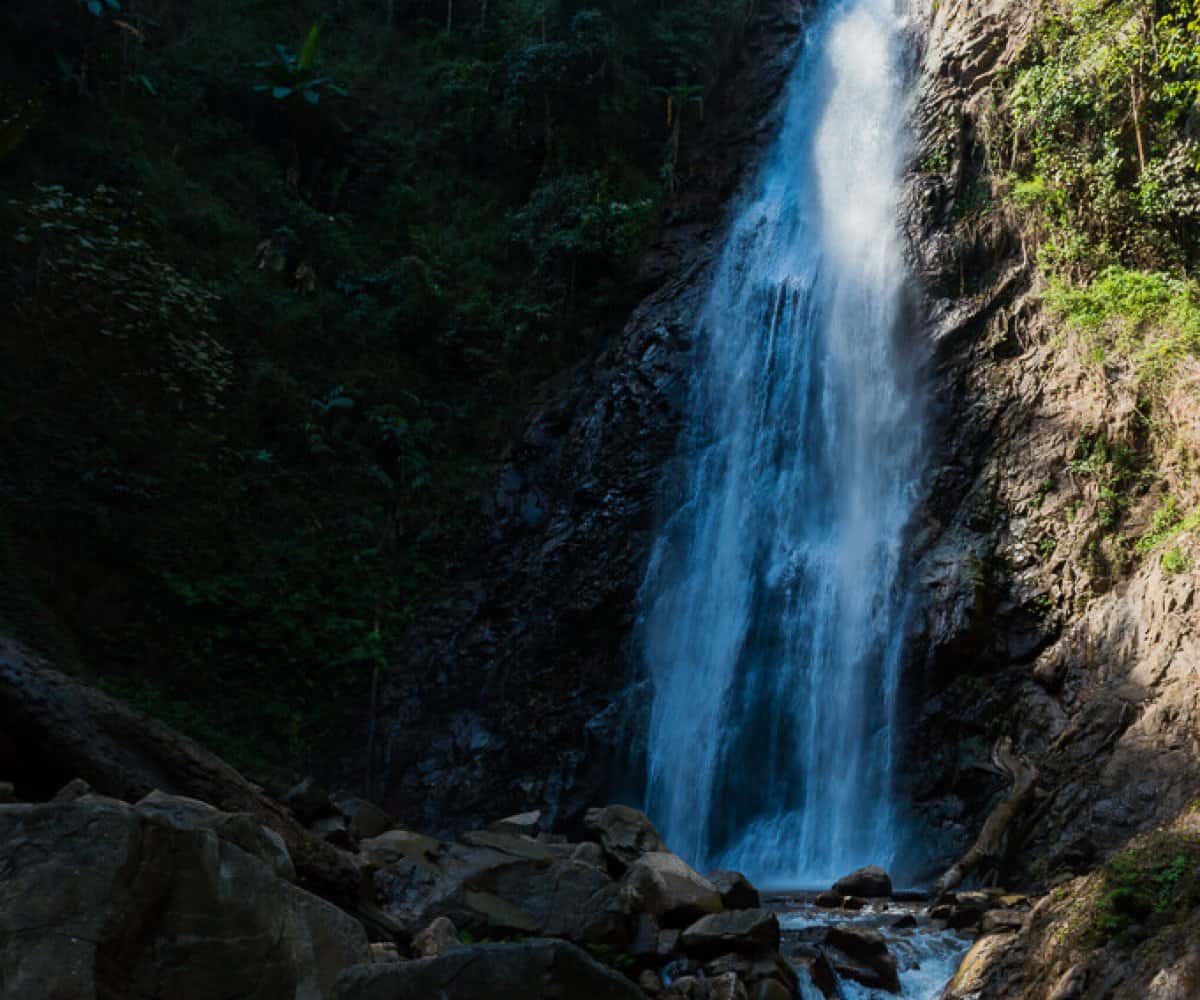 The massive Khun Korn Waterfall, a beautiful Chiang Rai sight, Thailand