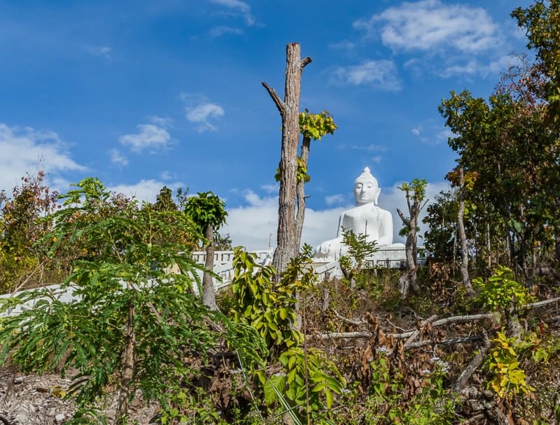 Giant White Buddha is your first stop on this full itinerary of Pai