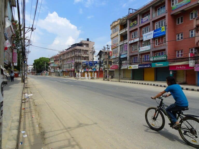 Kathmandu streets closed during first elections in years for fears of ballot stuffing