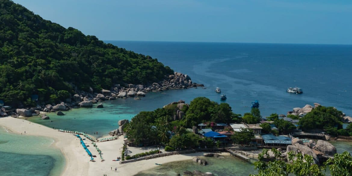 A beautiful view of Nang yuan Island, Thailand