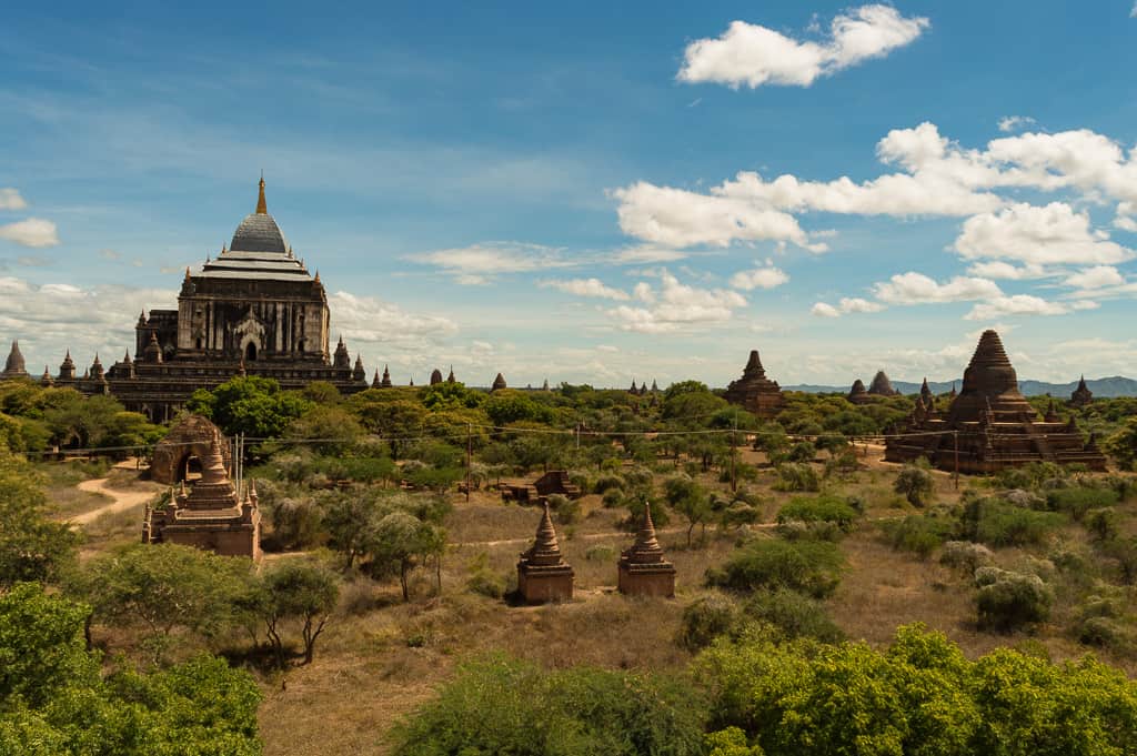 Thatbyinnyu Temple is a beautiful temple in Bagan, Myanmar