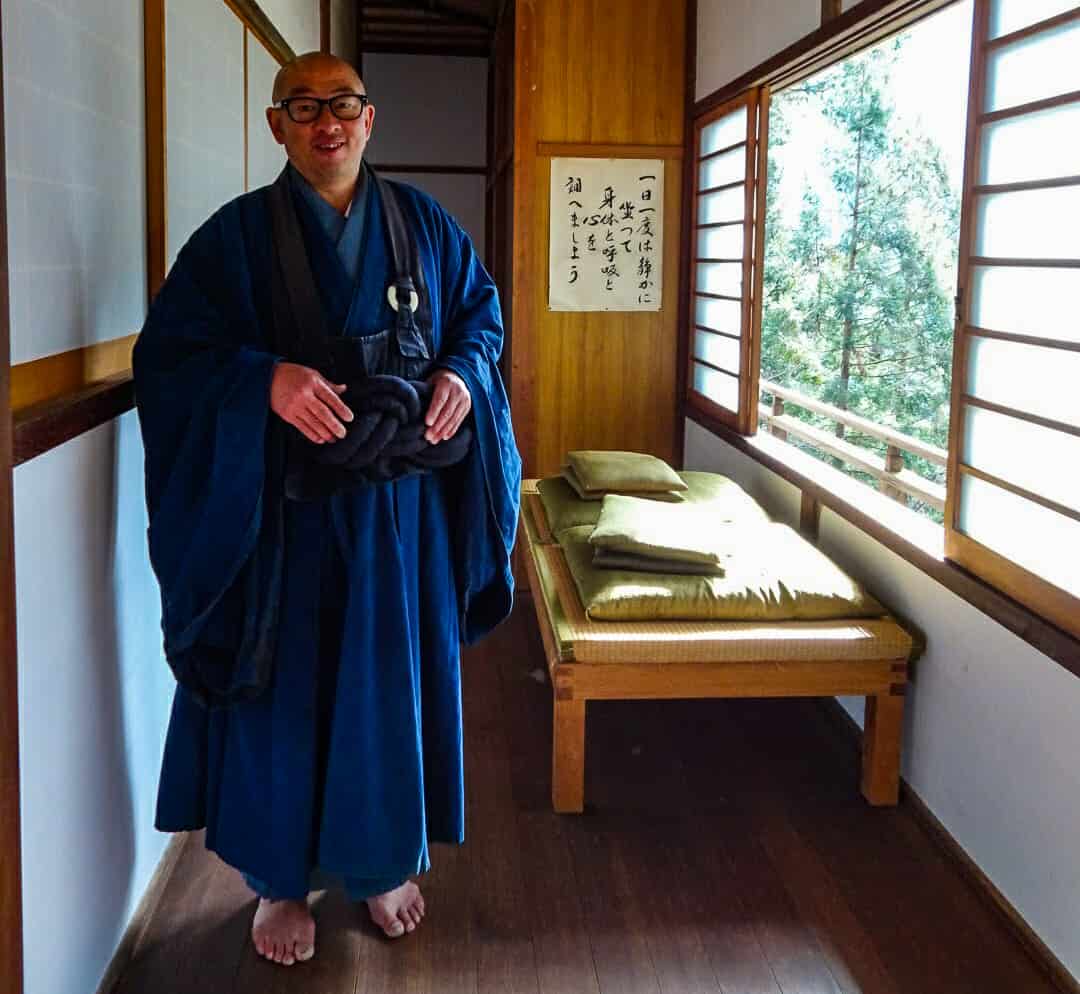 Asami is the owner and resident monk at Taiyoji Temple
