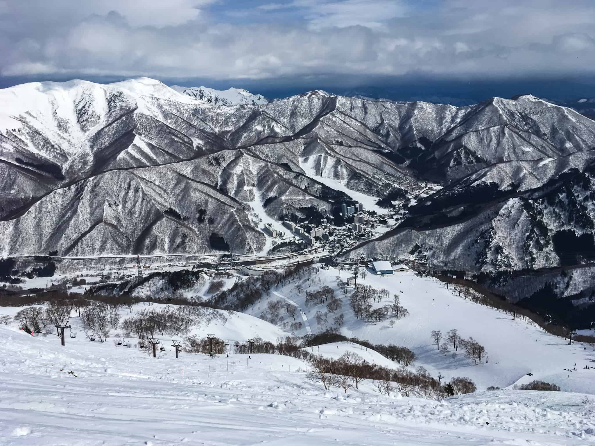 A great view from Naeba resort, Japan