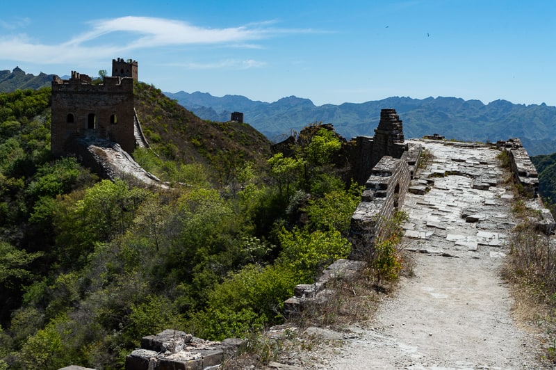 Watch your step on parts of the decayed Jinshanling section of the Great Wall
