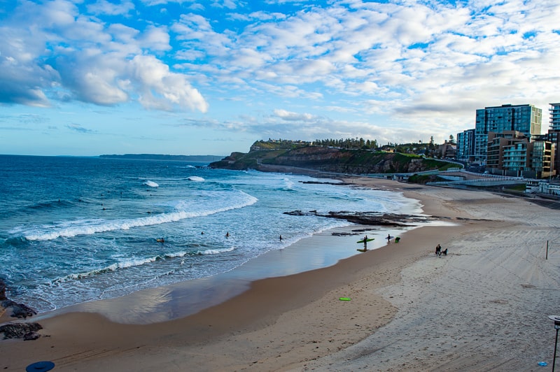 Newcastle Beach is another popular place to swim