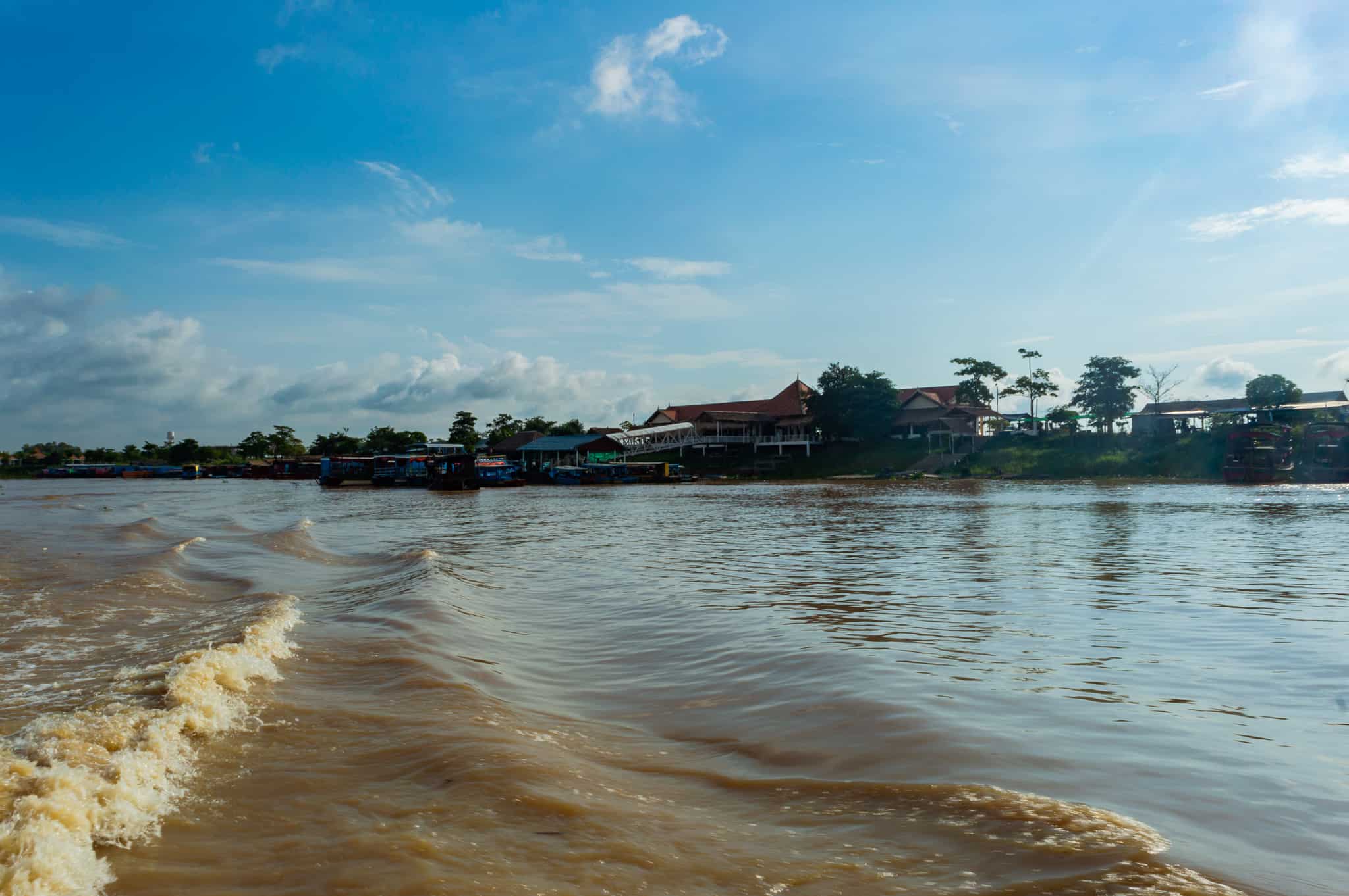 Floating villages along the river, Cambodia, Siem Reap to Battambang