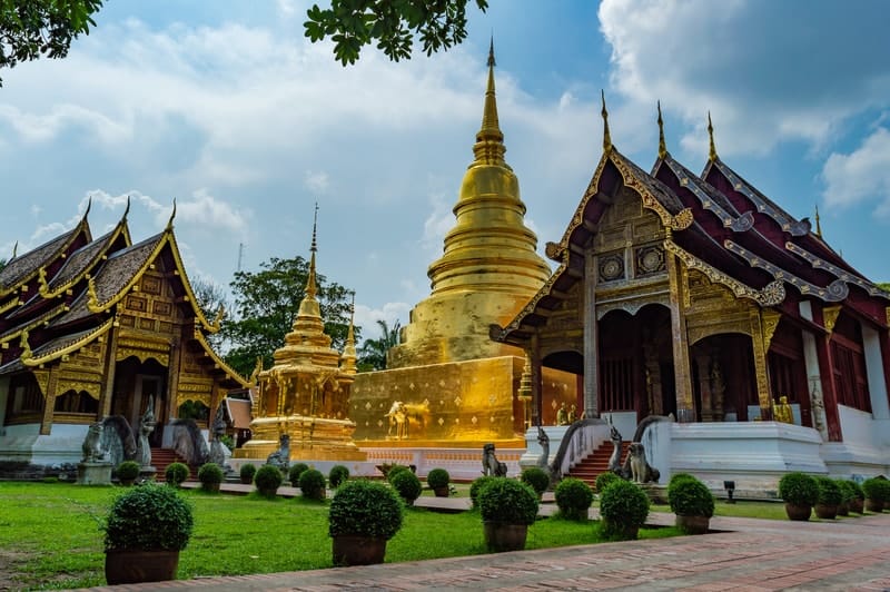 City Pillar Shrine is a lovely place to explore in Chiang Mai, Thailand