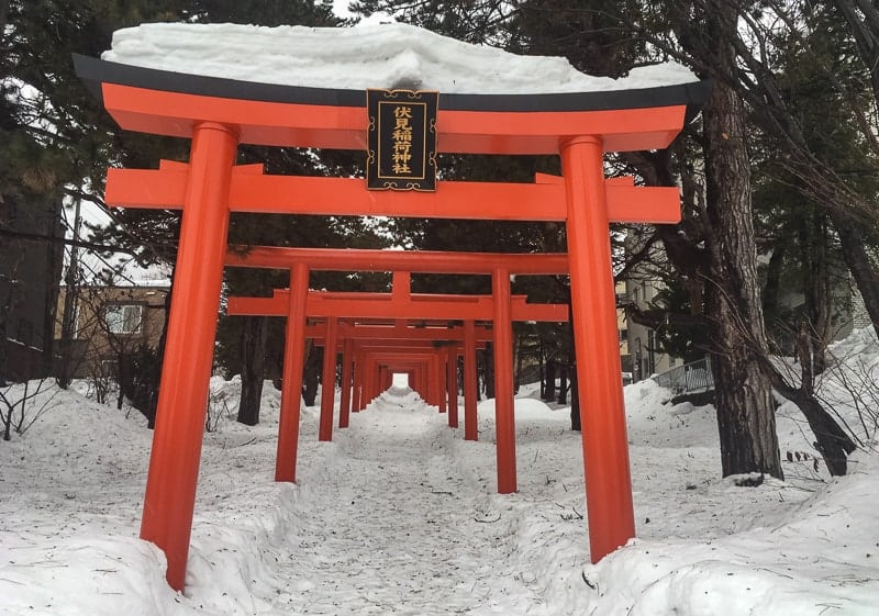 Visit Sapporo Fushimi Inari Shrine in Hokkaido Japan