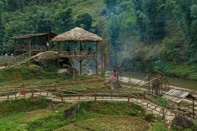 By following the road from SaPa, you can't miss Cat Cat Village