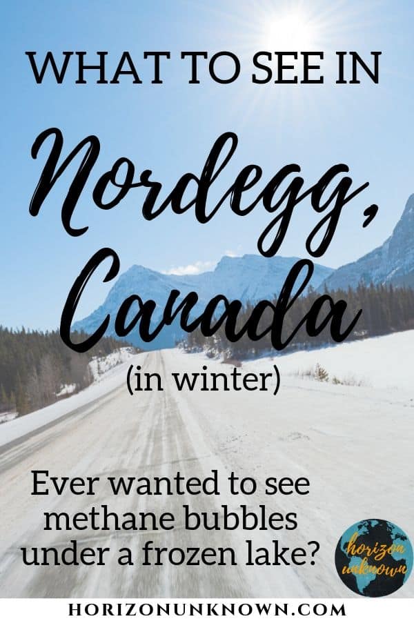 Visiting Nordegg in winter? Here are a couple of things you can't miss out on seeing!