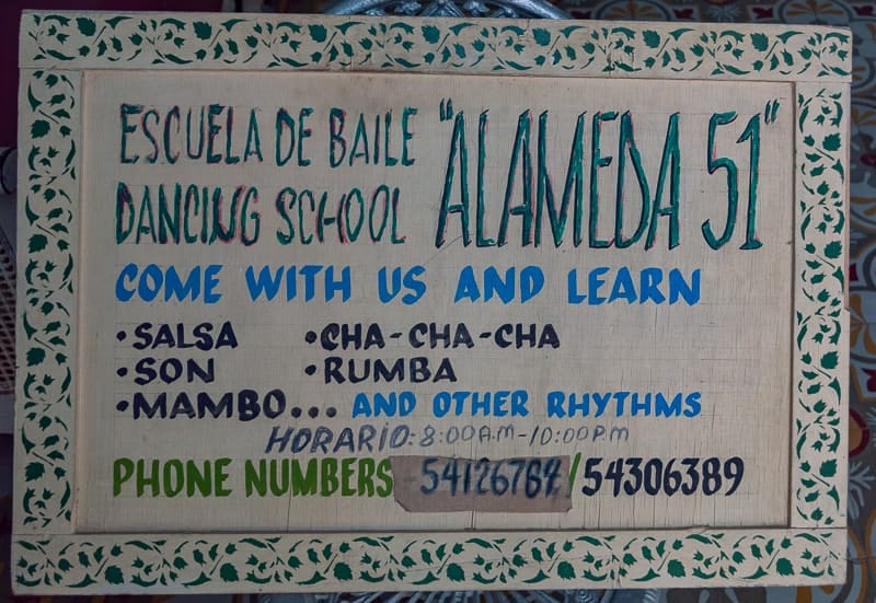 Salsa lessons in Trinidad Escuela de Baile Dancing School
