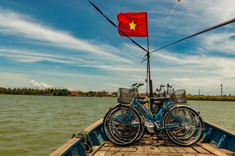 Hoi An is located on a river with many unforgettable sights to see