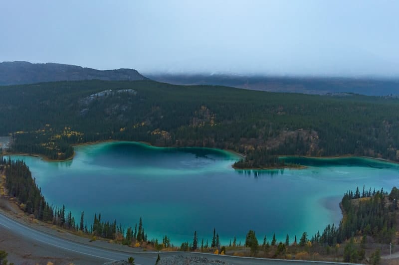 Emerald Lake in northern British Columbia 