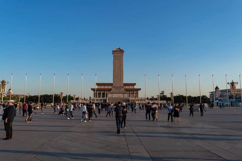 Tiananmen Square in China is the sight of the 1989 protests