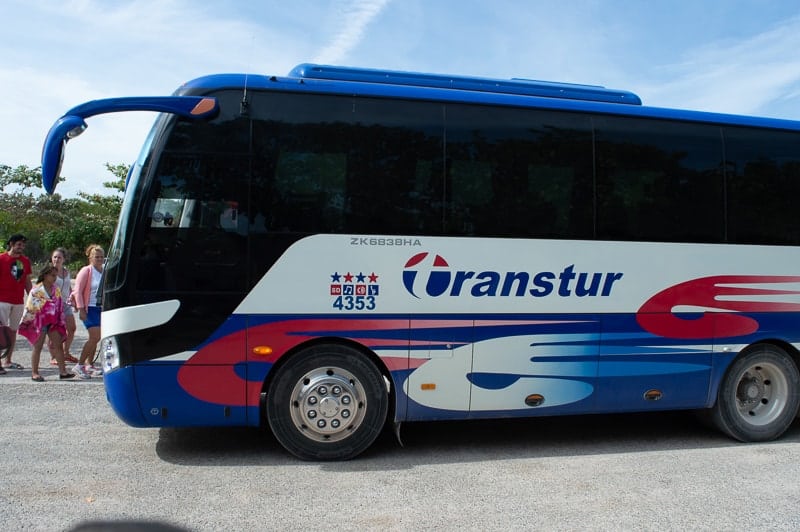 Transtur buses are another common way to get around in Cuba
