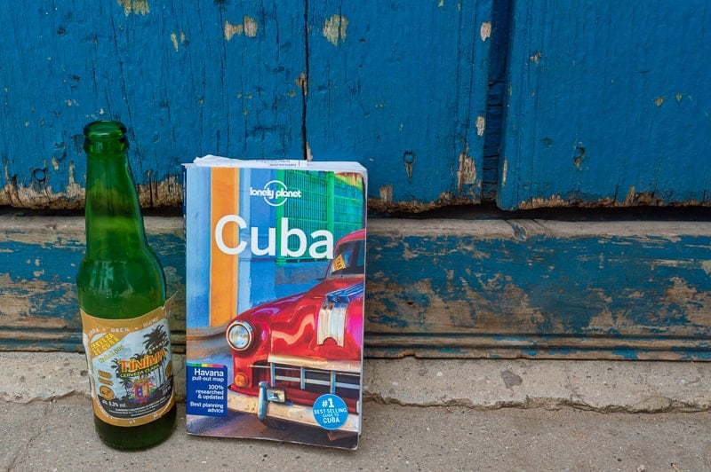 This beer ended up being my favourite in all of Cuba - thanks to Lonely Planet!