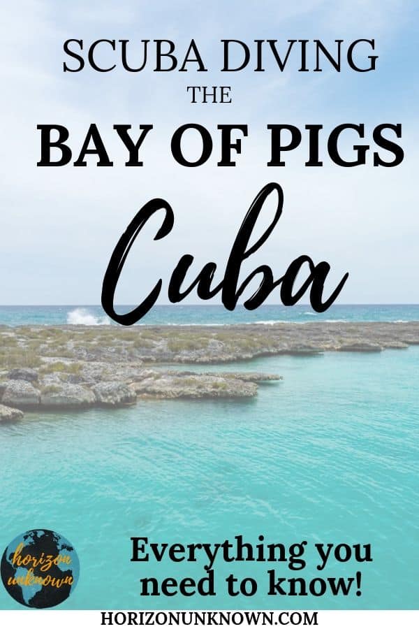 Scuba diving in the Bay of Pigs in Cuba