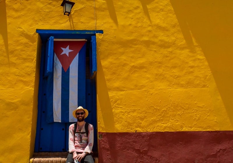 The beginning of the colorful walking photo tour of Trinidad in Cuba