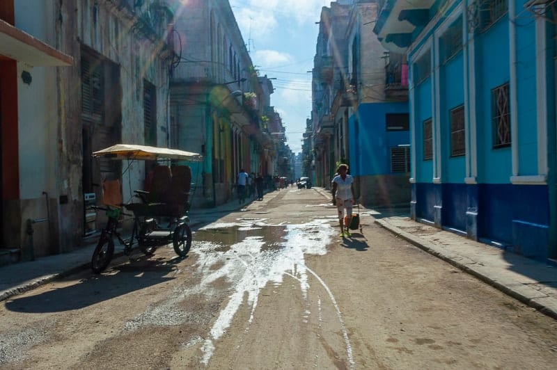 Central Havana is typically not as clean and quiet as Old Havana