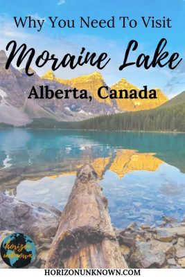 best moraine lake caption