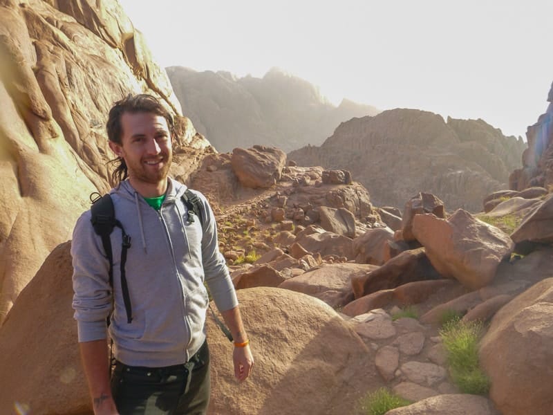 Hiking Sinai Mountain near the end of 2013