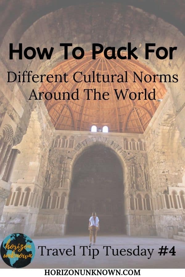 How to pack for different cultural norms around the globe 