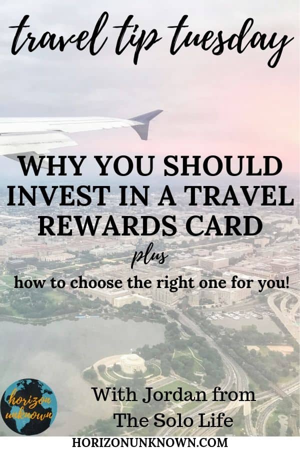 Travel Tip Tuesday #3 - Why every traveler should invest in a travel rewards card