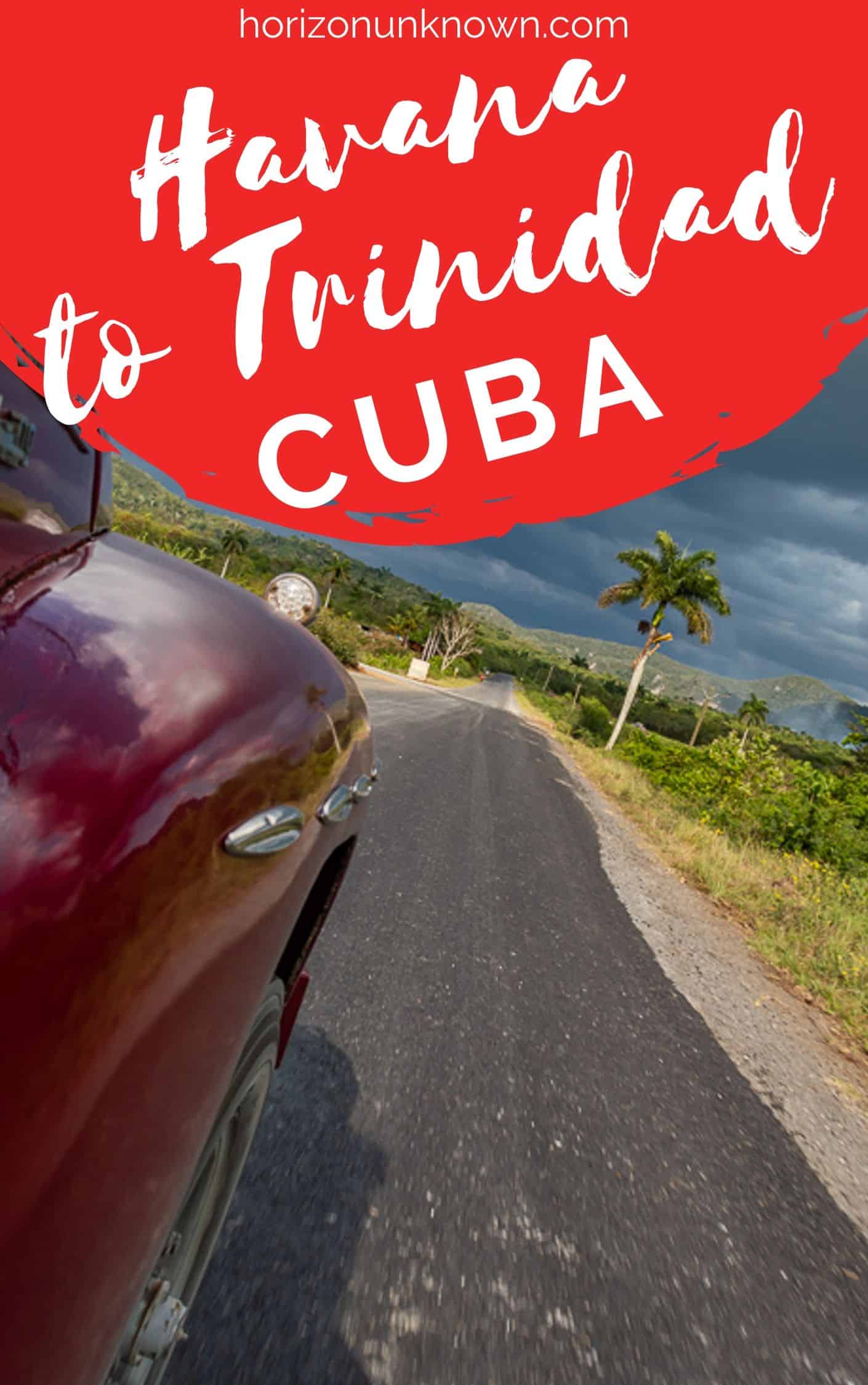 Getting to Trinidad from Havana 