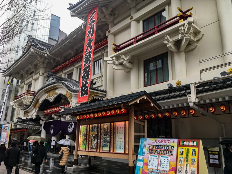 Kabuki Theater in Tokyo is a perfect place to see this drama acting 
