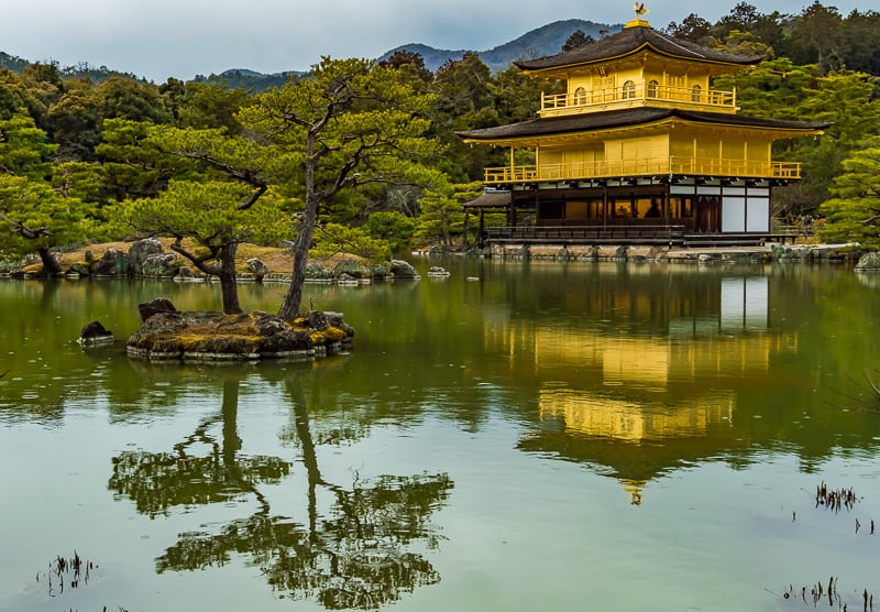 Kinkaku-ji, the Golden Pavillion, is one of Japan's most iconic temples