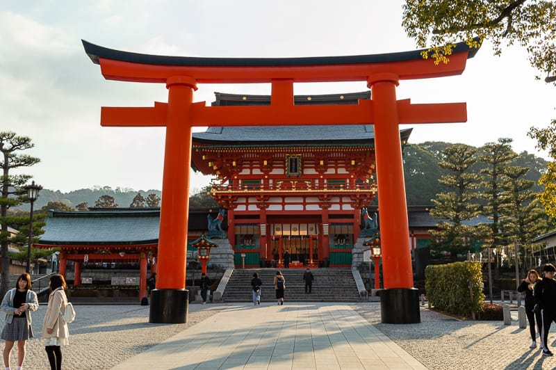 Get to Fushimi Inari Taisha Shrine early to beat the crowds 