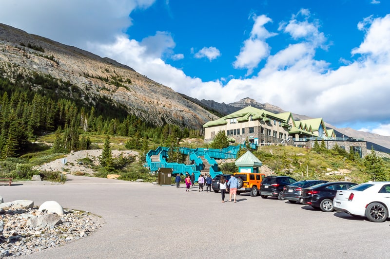 Columbia Icefields or Athabasca Glacier is next on the Icefields Parkway road trip