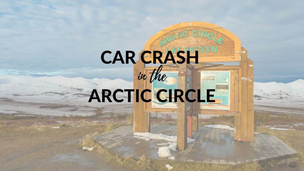 Car crash in the arctic circle travel story