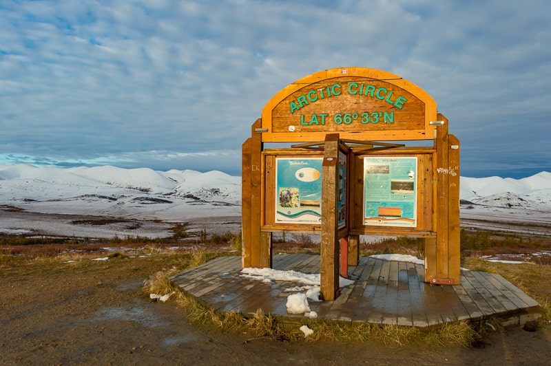 The arctic circle in Canada - Driving the Dempster Highway 