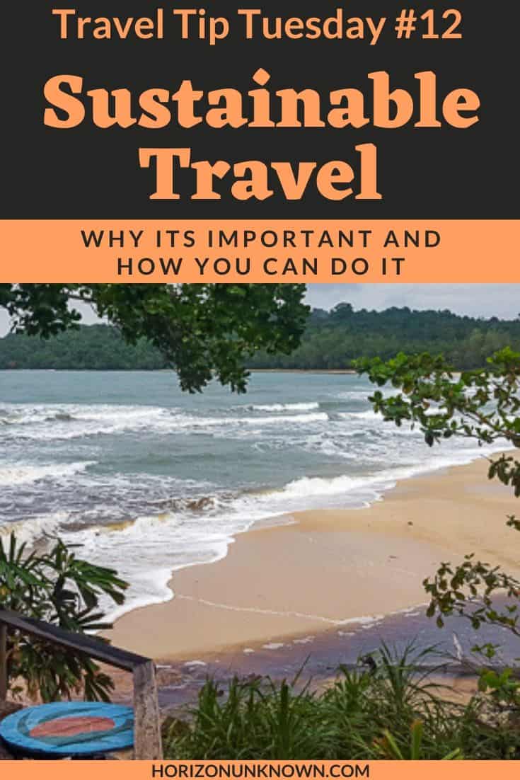 How can I travel more eco friendly and sustainable tourism