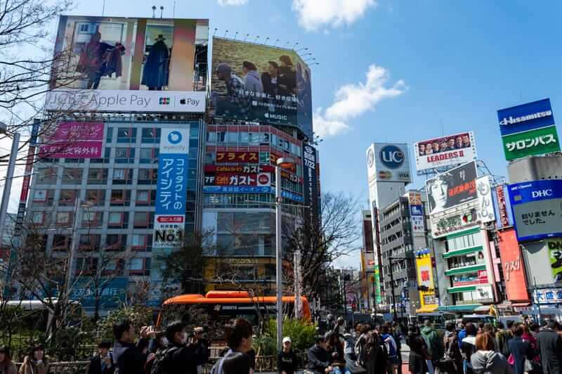 Exploring the busy streets of Tokyo in Japan