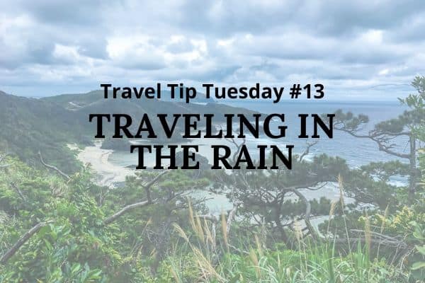 Tips for traveling in rain