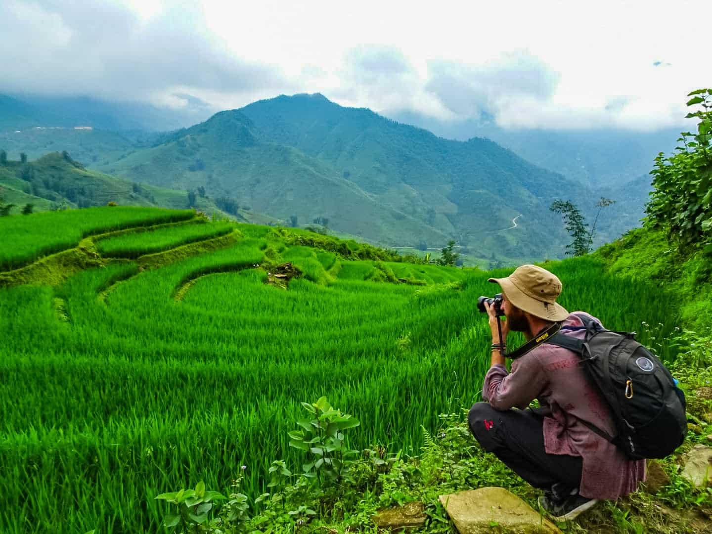 Explore the rolling green hills of SaPa in nothern Vietnam