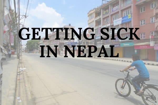 Getting sick in Nepal travel mistakes cover photo