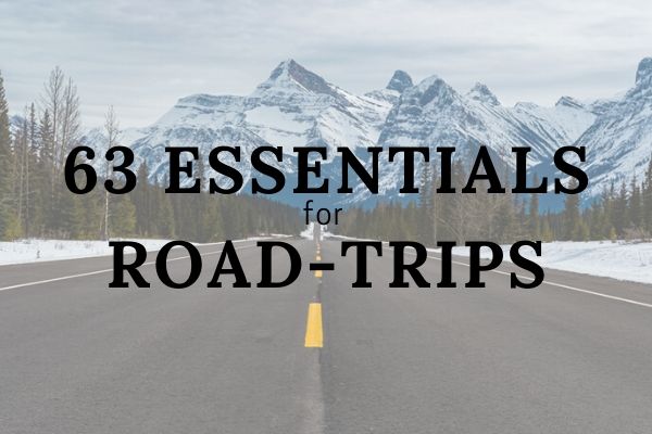 Long Road Trip Essentials for Car, Long Drive Car Accessories, Road Trip  Packing List