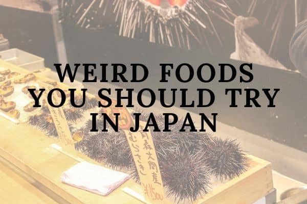 Weird foods in Japan